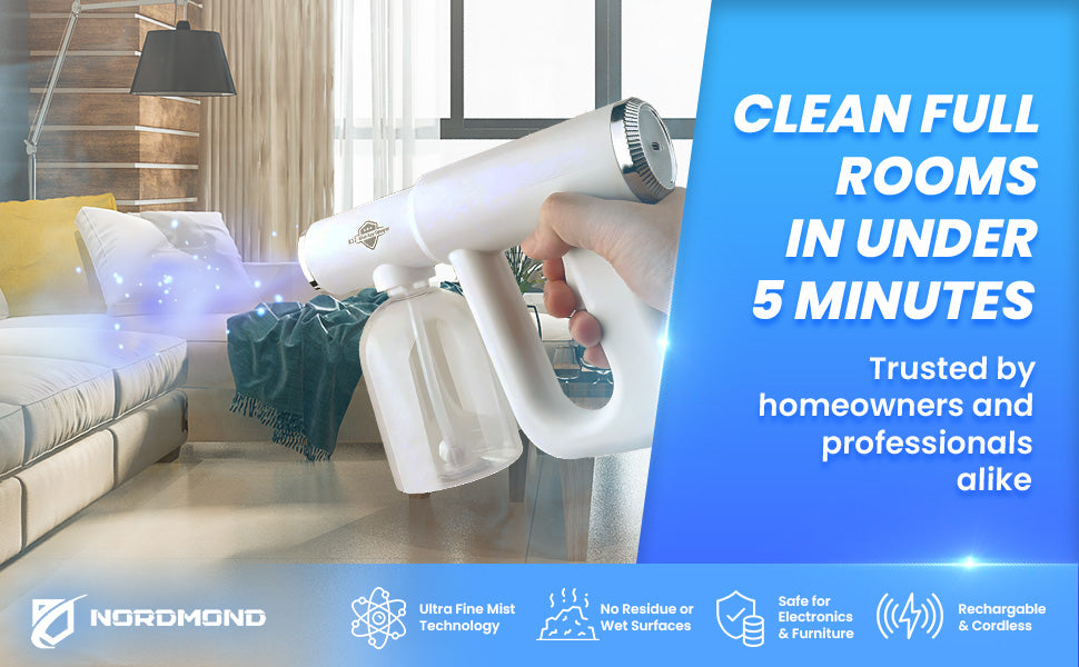 Blue Light Professional Sanitizer Sprayer gun